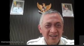 Kepala Dinas Koperasi dan UKM Provinsi Kalsel Gusti Yanuar Noor Rifai, usai mengikuti Sosialisasi Koperasi Desa Merah Putih yang diselenggarakan oleh Kementerian Koperasi RI, LPDB-KUMKM melalui video telekonferensi, Rabu (16/4).(IST)