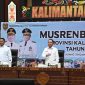 MUSRENBANG: Gubernur Kalteng, H. Agustiar Sabran beserta Wakil Gubernur H. Edy Pratowo, Ketua TP-PKK Provinsi Aisyah Thisia Agustiar Sabran saat menghadiri Musrenbang untuk menyusun RPJMD periode 2025–2029, di Aula Jayang Tingang, Rabu (28/05).(IST)