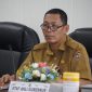HADIRI : Stap Ahli Gubernur Bidang Ekonomi, Keuangan dan Pembangunan, Yuas Elko, hadiri Rakor Pengendalian Inflasi Tahun 2025 secara virtual di Ruang Rapat Bajakah, Kantor Gubernur Kalteng, Senin (5/5).(IST)
