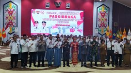 MEMOTIVASI - Ketua TP-PKK Kalteng ajak komitmen peserta, disiplin ikuti seleksi paskibraka.(IST)
