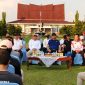OLAHRAGA - Gubernur joging bersama Ketua PWI Kalteng, Wakil Staf Kepresidenan Muhammad Qodari, Plt. Sekda Kalteng dan Perangkat Daerah.(IST)