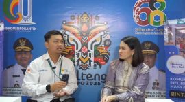 PODCAST : Diskominfosantik Provinsi Kalteng saat mengelar podcast dengan Narasumber Rizky Maulana Akbar bersama Host Novita Chandra Wijaya, Senin (19/5).(IST)