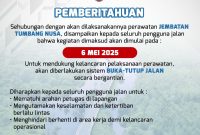 PENGUMUMAN YANG BEREDAR DI MEDIA SOSIAL