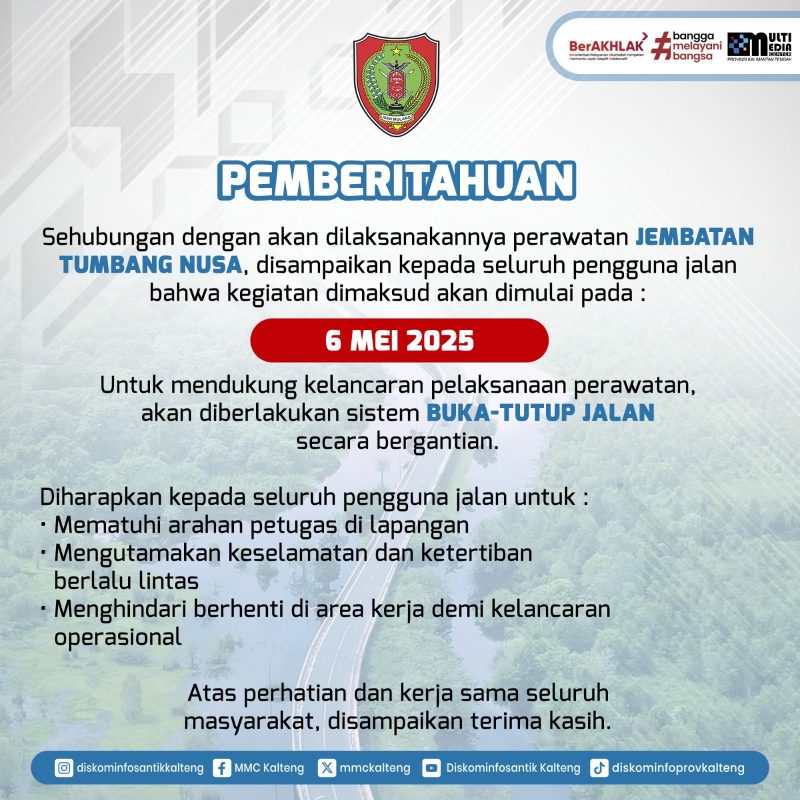 PENGUMUMAN YANG BEREDAR DI MEDIA SOSIAL