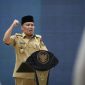 SEMANGAT : Gubernur Kalteng H.Agustiar Sabran saat memberikan semangat waktu memberikan sambutan di salah satu acara belum lama ini.(IST)