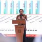 ARAHAN : Mendagri Muhammad Tito Karnavian saat sampaikan arahan saat pelantikan Dewan Pengurus Nasional ADKASI masa bakti 2025–2030, yang berlangsung di Hotel Borobudur, Jakarta, Kamis (19/6).(IST)
