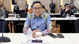 HADIRI : Plt. Sekda Provinsi Kalteng Leonard S. Ampung saat menghadiri Rakernas Forsesdasi tahun 2025 di Jakarta.(IST)