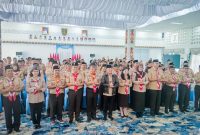 HADIRI : Gubernur Kalteng, H.Agustiar Sabran beserta Plt. Sekretaris Daerah Provinsi Kalteng Leonard S. Ampung, para asisten dan staf ahli gubernur, kepala perangkat daerah, saat menghadiri musda Gerakan Pramuka yang digelar di Istana Isen Mulang, Minggu (29/6/2025).(IST)