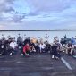 KOPDAR : Warscoot.id Community Sampit saat melakukan tour sambil santai disalah satu pelabuhan pelangsian di Kota Sampit, Minggu (15/6).(IST)