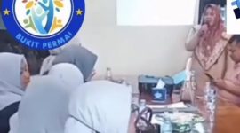 RAPAT : Posyandu Integrasi Layanan Primer (ILP) Ceria Bukit Permai, Kecamatan Baamang saat melakukan Kegiatan Pelayanan Posyandu.(IST)
