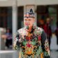 SAMBUTAN : Plt. Kepala Dinas Pendidikan Kalteng, Muhammad Reza Prabowo saat memberikan sambutan usai meninjau beberapa ruang kelas di SMA Negeri 1 Kuala Kurun, Sabtu (21/6).(IST)