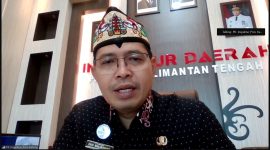 ARAHAN : Plt. Inspektur Daerah Provinsi Kalteng Eko Sulistiyono saat sampaikan arahan saat rapat koordinasi virtual yang digelar Jumat (18/7/2025).(IST)