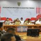 PIMPIN: Gubernur Kalteng H. Agustiar Sabran saat memimpin Rakor Tim Monitoring Percepatan Program Cetak Sawah dan Optimalisasi Lahan Provinsi Kalteng Tahun 2025  yang digelar di Aula Eka Hapakat, Kantor Gubernur Kalteng, Selasa (29/07/2025).(IST)
