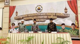 MUSWIL : Gubernur Kalteng H. Agustiar Sabran, saat mengikuti Muswil DMI Kalteng, Minggu (6/7/2025).(IST)