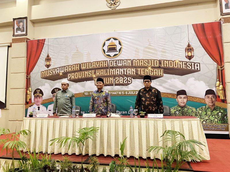 MUSWIL : Gubernur Kalteng H. Agustiar Sabran, saat mengikuti Muswil DMI Kalteng, Minggu (6/7/2025).(IST)