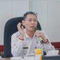 RAPAT -Staf Ahli Gubernur Bidang Ekonomi, Keuangan, dan Pembangunan, Yuas Elko saar Rapat Koordinasi Pembahasan Inflasi Daerah dan Finalisasi Road Map TPID 2025–2027 yang berlangsung di Ruang Bajakah, Kantor Gubernur Kalteng, Rabu (9/7/2025).(IST)