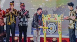 MEMBUKA : Gubernur Kalteng H. Agustiar Sabran, secara resmi membuka Musda ke-18 BPD HIPMI Kalteng Tahun 2025 yang digelar di Aula Jayang Tingang, Kompleks Kantor Gubernur Kalteng, Senin (28/7/2025).(IST)