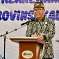 SAMBUTAN : Plt Sekda Provinsi Kalteng Leonard S. Ampung saat memberikan sambutan sekaligus membuka acara Kick Off Penyusunan Status Keanekaragaman Hayati yang dilaksanakan di Hotel Aquarius, Palangka Raya, Kamis (24/7/2025).(IST)