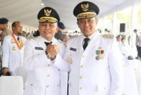 Foto Gubernur Kalteng. Agustiar Sabran bersama Wakil Gubernur H. Edy Pratowo.(IST)