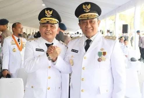 Foto Gubernur Kalteng. Agustiar Sabran bersama Wakil Gubernur H. Edy Pratowo.(IST)
