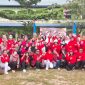 FOTO BERSAMA: Para perawat saat foto bersama usai melaksanakan kegiatan berbagai lomba dalam rangka memeriahkan HUT RI ke 80, Sabtu (16/8/2025).(IST)