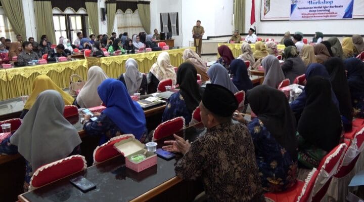 PELATIHAN :  Sejumlah guru pendidikan agama Islam di Kotim saat mengikuti pelatihan belum lama ini.(IST)
