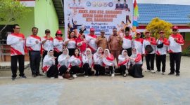 FOTO BERSAMA : Jajaran Panitia OSN, O2SN, dan FLS2N Baamang saat foto bersama,  Selasa, (18/2/2025).(IST)