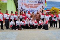 FOTO BERSAMA : Jajaran Panitia OSN, O2SN, dan FLS2N Baamang bersama Kabid Pembinaan SD Disdik Kotim, Mahbub di SDN 2 Baamang Hulu, Selasa, (18/2/2025).(IST)