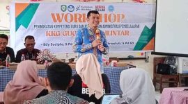 WORKSHOP : KKG Gugus I Halilintar mengadakan workshop Peningkatan Kompetensi Guru dalam Proses Pembelajaran, Kamis (6/2/2025),(IST)