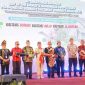 Gubernur Kalteng H. Agustiar Sabran saat membuka secara resmi Seminar International Day of the World’s Indigenous People bertajuk Pumpung Hai Borneo (The Great Borneos Assembly) di Kalawa Convention Hall, Palangka Raya, Jumat (22/8/2025).(IST)