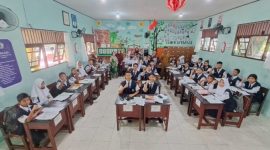 PEMBELAJARAN : Aktivitas pembelajaran di salah satu sekolah di Kabupaten Kotim, Senin, (9/6/2025).(IST)