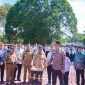 MEMBUKA : Gubernur Kalteng H.Agustiar Sabran bersama sejumlah pejabat membuka secara simbolis PKKMB UPR 2025 melalui pemukulan Gendang Hai, Senin (11/8/2025).(IST)