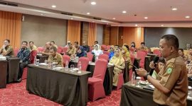 PENYUSUNAN : Sejumlah Kepala sekolah saat turut serta hadir dalam Penyusunan kalender pendidikan Kabupaten Kotim, Jumat (27/6/2025).(IST)