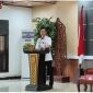 SAMPAIKAN MATERI : Plt. Kepala Diskominfosantik Provinsi Kalteng Rangga Lesmana saat menyampaikan materi tentang peran pemuda dalam dunia jurnalistik pada kegiatan Pelatihan Jurnalistik IMM Palangka Raya, Rabu (06/08/2025).(IST)