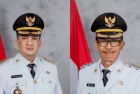 Foto Bupati Lamandau Rizky Aditya Putra, dengan Wakil Bupati Abdul Hamid.(IST)