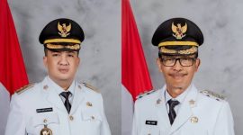 Foto Bupati Lamandau Rizky Aditya Putra, dengan Wakil Bupati Abdul Hamid.(IST)