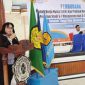 SAMBUTAN : Pelaksana Tugas Ketua STIE Sampit Seanewati Oetama saat memberikan sambutan sekaligus membuka KKN dan PKL mahasiswa tahun akademik 2024–2025, Senin, (20/1/2025).(IST)