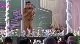 SAMBUTAN : Kepala Dinas Pendidikan Kotim, M Irfansyah saat menyampaikan sambutan di salah satu acara belum lama ini.(IST)