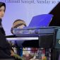 MEMUKAU - Pianis cilik Aruna, dalam symphony kemerdekaan 2025.(IST)