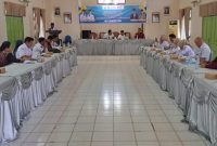 PEMBAHASAN : Suasana pembahasan Peraturan Bupati terhadap kepedulian lingkungan di Sekolah, beberapa waktu lalu.(IST)