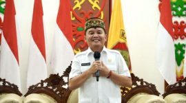 BERDIALOG : Gubernur Kalteng H. Agustiar Sabran saat berdialog bersama organisasi wartawan se-Kalimantan Tengah di Istana Isen Mulang, Palangka Raya, Selasa (16/9/2025).(IST)