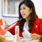 TEGASKAN : Menteri Komunikasi dan Digital, Meutya Hafid, menegaskan bahwa Satelit Nusantara Lima dirancang untuk kepentingan rakyat yang menghubungkan Indonesia tanpa batas, Jumat (12/9/2025).(IST)