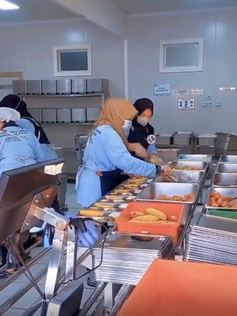 DAPUR MBG : Salah satu dapur MBG.(IST)