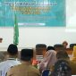 SAMBUTAN : Bupati Lamandau, Rizky Aditya Putra. Menyampaikan sambutan pada kegiatan Musyawarah Daerah (Musda) ke-V MUI Kabupaten Lamandau, di Aula Hotel Putri Tunggal kota Nanga Bulik, Senin (25/8/2025).(IST)