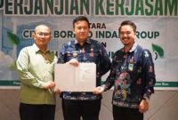 HADIRI : Bupati Lamandau, Rizky Aditya Putra menghadiri perjanjian kerjasama RSUD Gusti Abdul Gani dengan Citra Borneo Indah Group, di Pangkalan Bun, Jumat (12/9/2025).(IST)