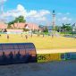 MENANG : Pemain Tunas Lamandau saat main dilapangan melawan Cempaga All Star FC di Stadion 29 November Sampit, Jumat (3/10/2025).(IST)