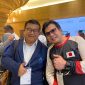 HADIRI : Ketua HIPMI Jepang, Teddy Modesto Situmorang, bersama Ketua Umum APCASI,  Dikki Akhmar, saat menghadiri kegiatan Indonesian Plantations Fund World Expo Osaka 2025, Jumat (10/10/2025).