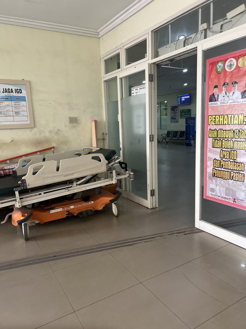 FOTO: RSUD dr. Murjani Sampit tempat korban mendapat perawatan.(IST)