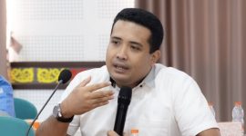 SALAM KOLABORASI : Sekretaris Umum APJI Kotim, Muhammad Chalid, Sabtu (4/10).