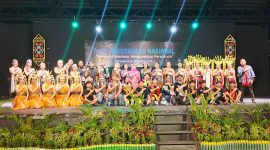 MERIAH - Beragam penampilan kebudayaan menghiasi gelar seni budaya Hari Kebudayaan Nasional.(IST)